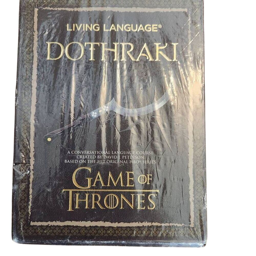 Dothraki Language Learning Game of Thrones Book and CD set